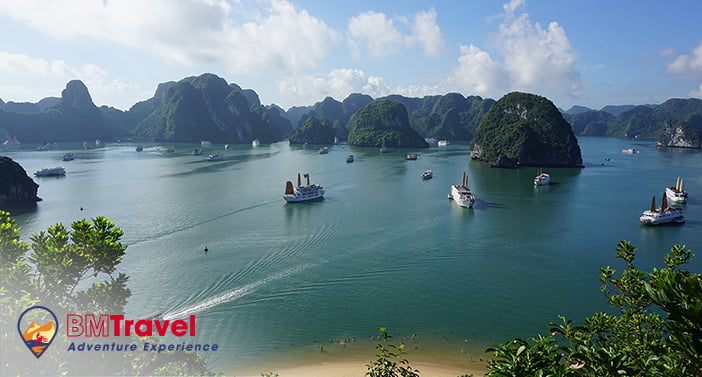 Viajes de lujo por Vietnam en 15 días, barcos privados en Halong