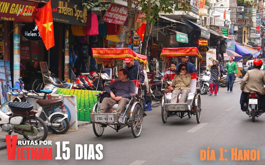 RUTAS POR VIETNAM 15 DIAS - Dia 1: Hanoi