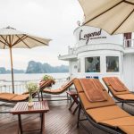 chairs and umbrellas on a deck of a boatbhaya legend 1 cruise 7