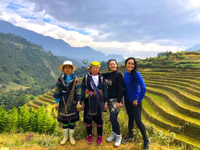 senderismo por los campos en terrazas de sapa 1