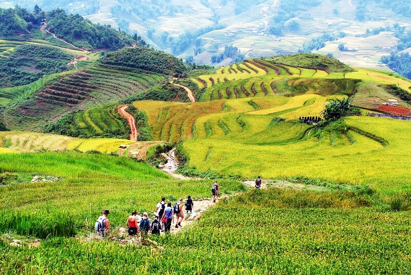 senderismo por los campos en terrazas de sapa 3