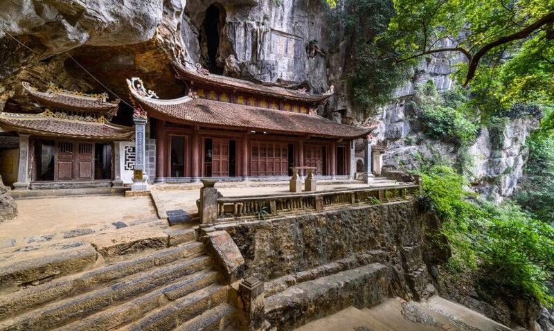 arquitectura caracteristica de la pagoda bich dong