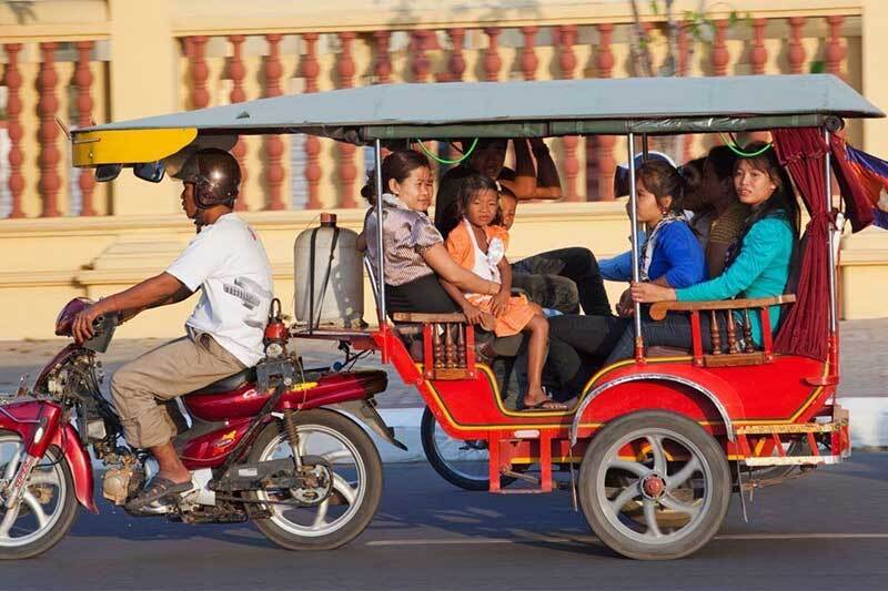 instrucciones para elegir el medio de transporte de vietnam a camboya