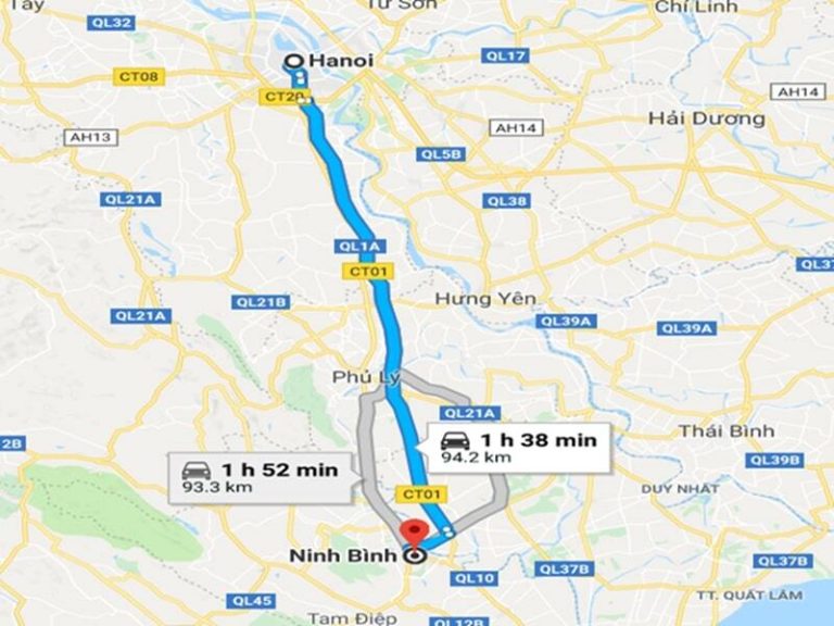 Como ir de Hanoi a Ninh Binh?