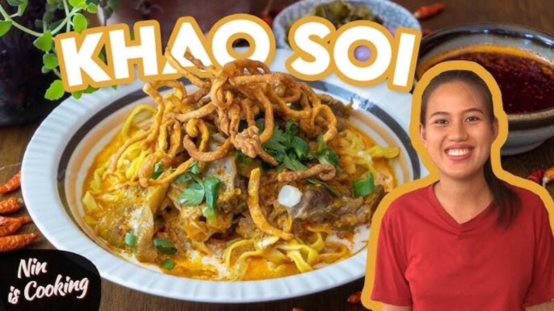 khao soi fideos de tofu